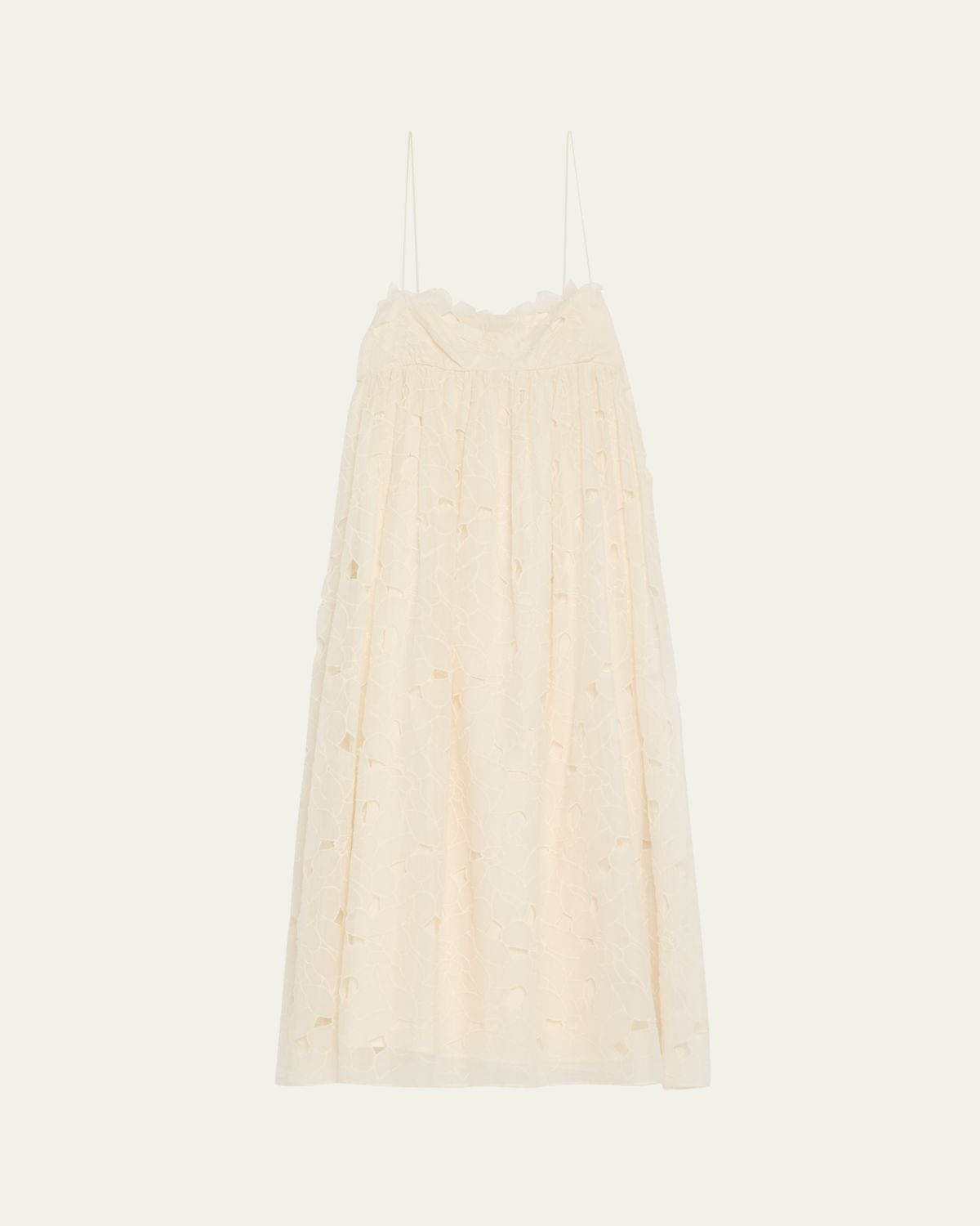 Ulla Johnson Marina Empire Cotton Cami Midi Dress