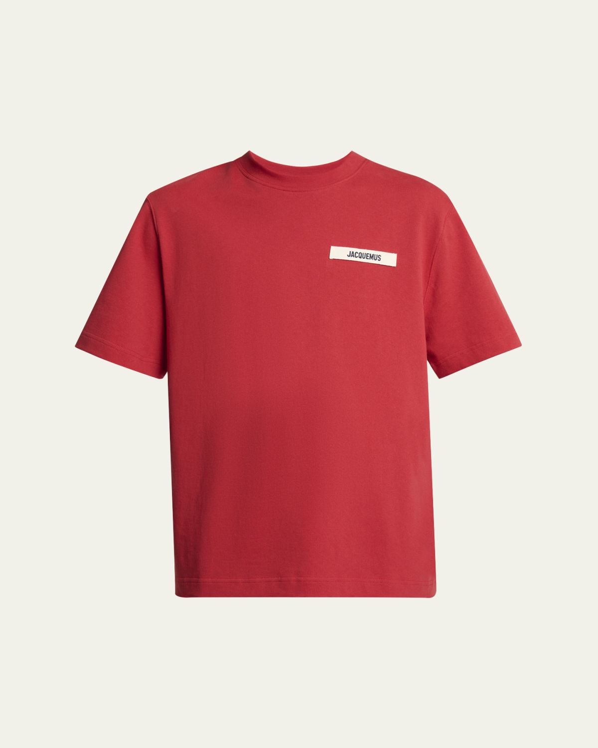 Jacquemus Men's Grosgrain Logo Crewneck T-Shirt | Thumbnail 10 Jacquemus Men's Grosgrain Logo Crewneck T-Shirt | Thumbnail 10