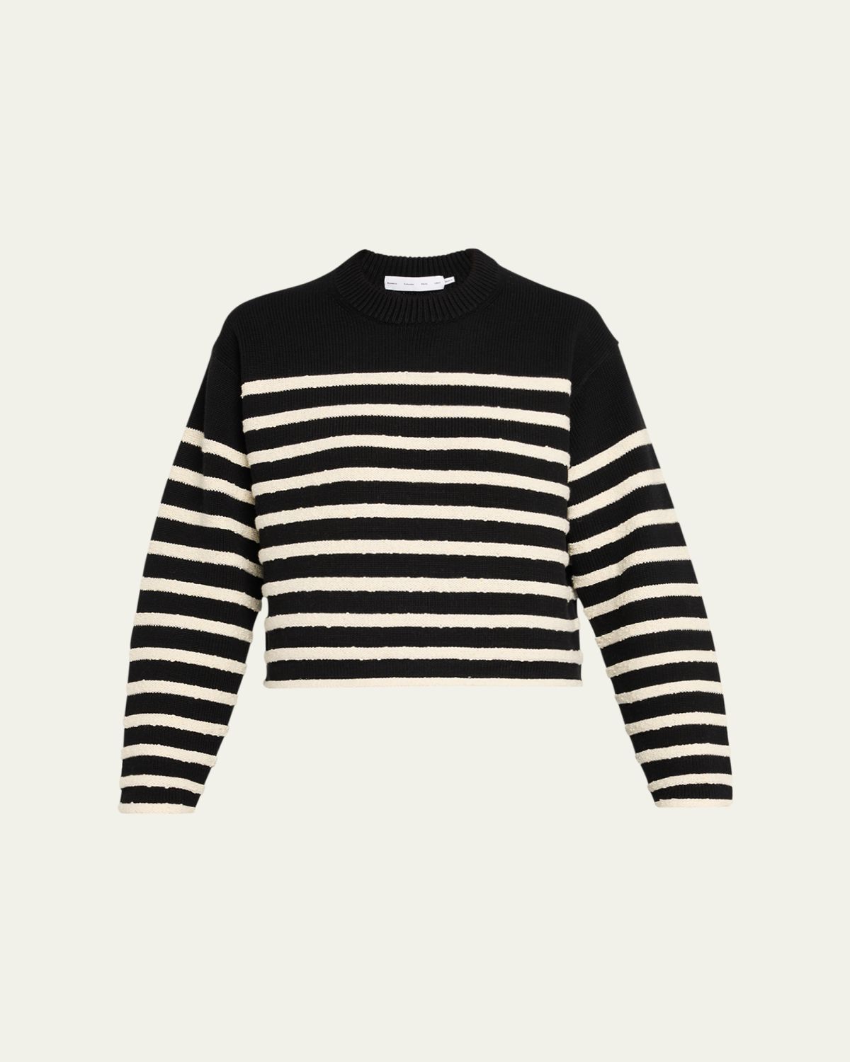 Proenza Schouler White Label Nia Stripe Bobble Bouclé Sweater