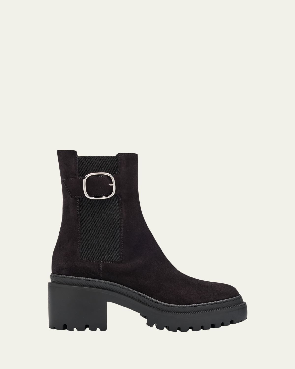 Giuseppe Zanotti Platform Suede Chelsea Boots