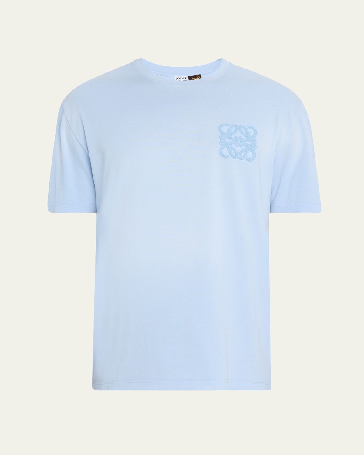 Loewe Men's Tonal Anagram Crewneck T-Shirt