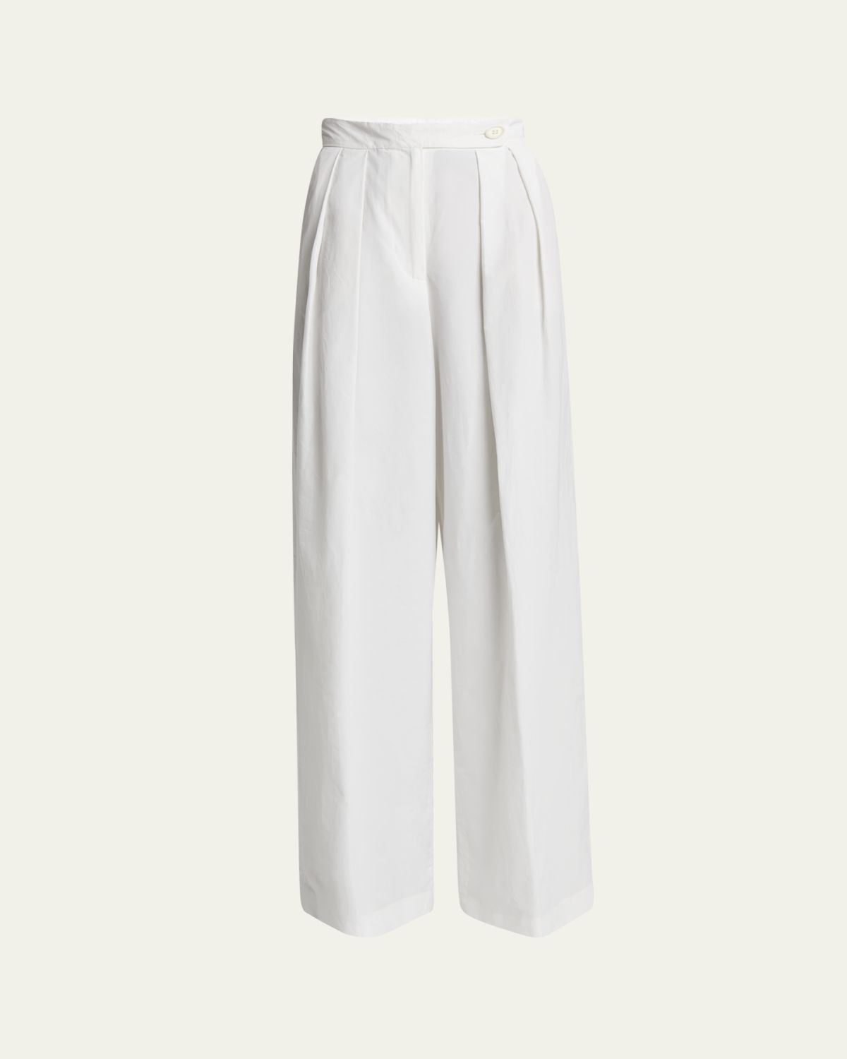 Dries Van Noten Pamplona Pleated Wide-Leg Pants