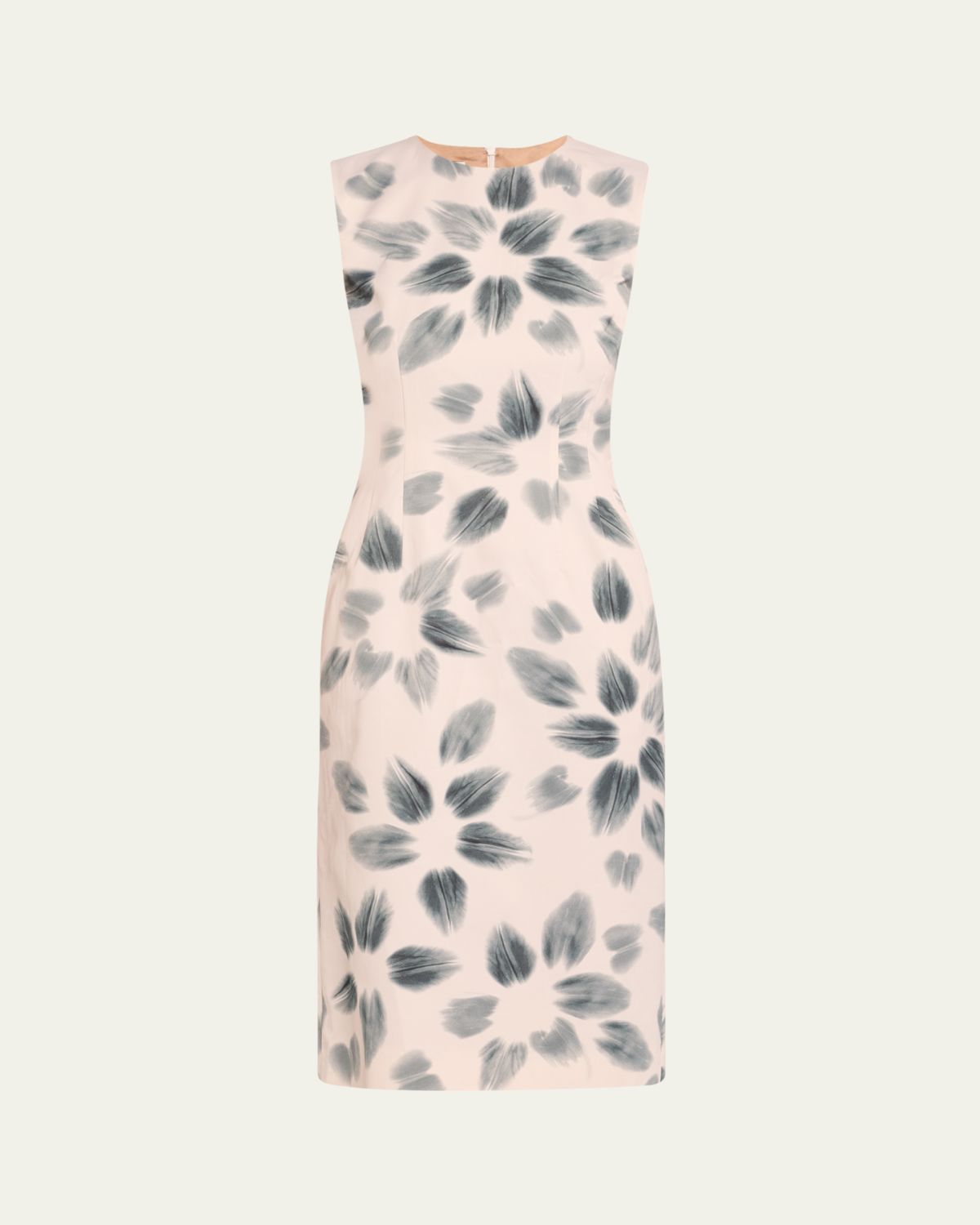 Dries Van Noten Delavina Printed Sheath Midi Dress