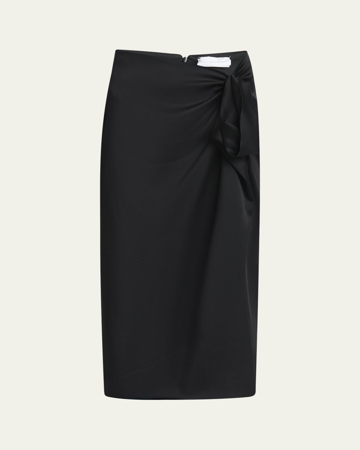 Stella McCartney Gathered Satin Skirt