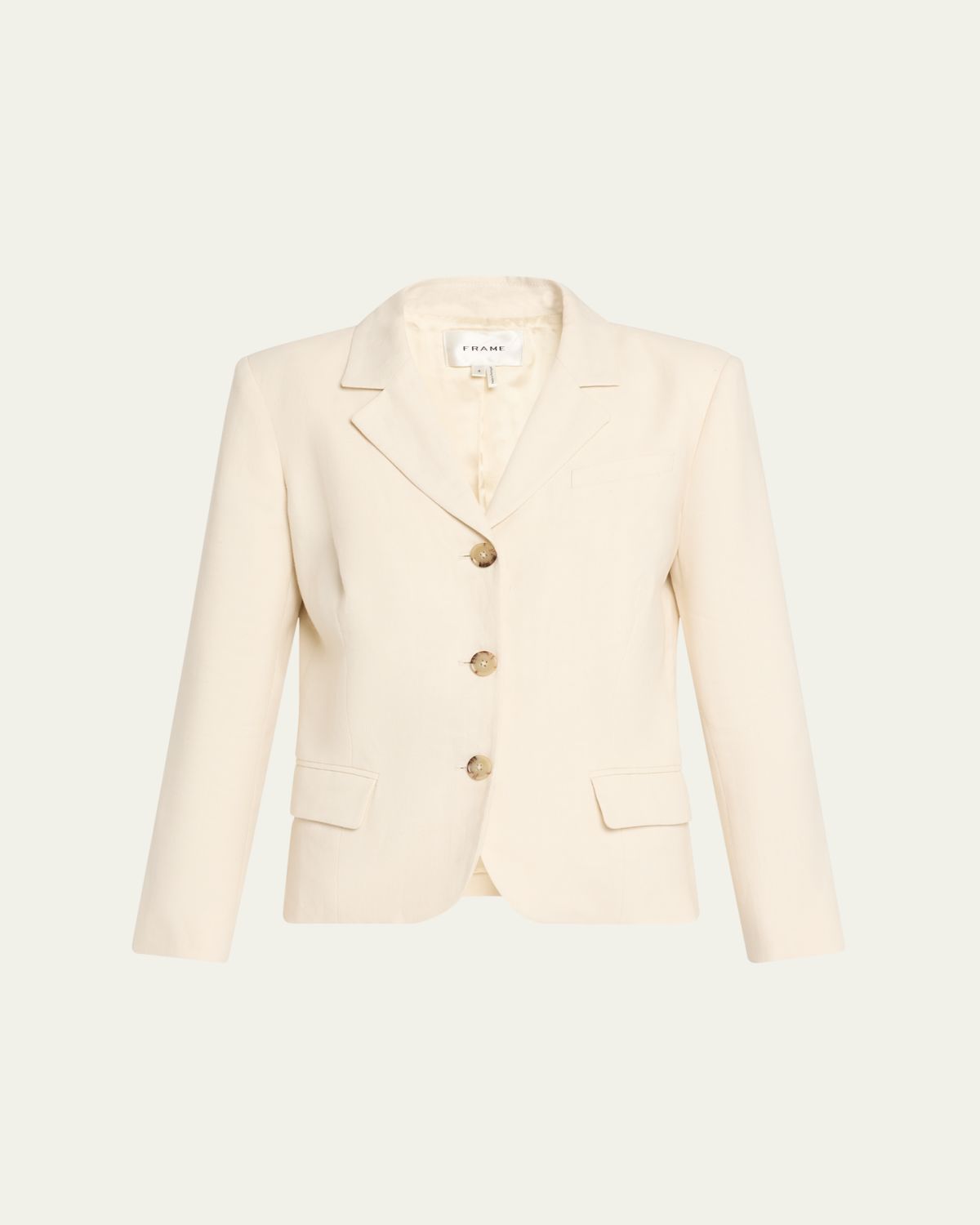 FRAME The Linen Smart Blazer