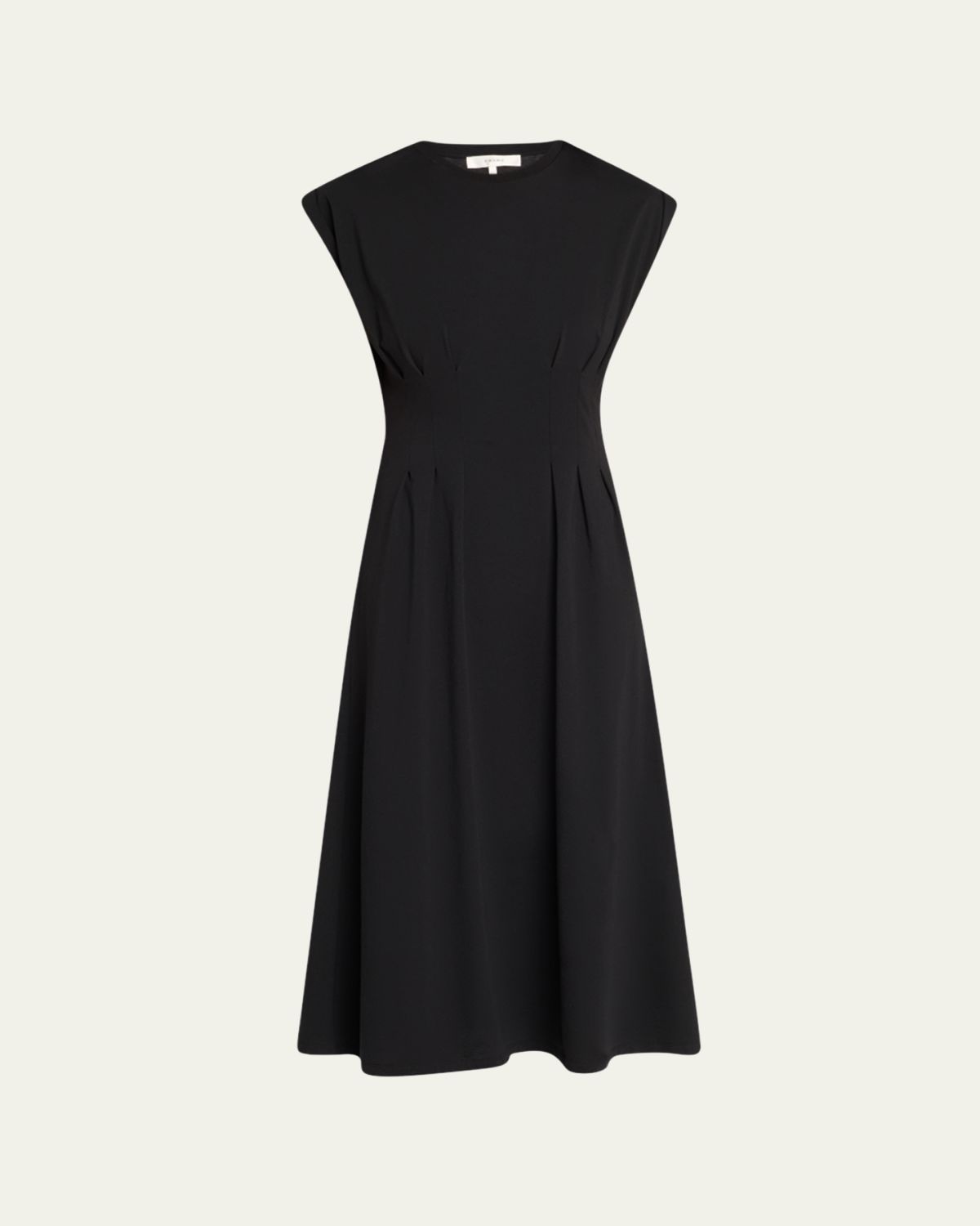 FRAME The Jersey Nipped Midi Dress