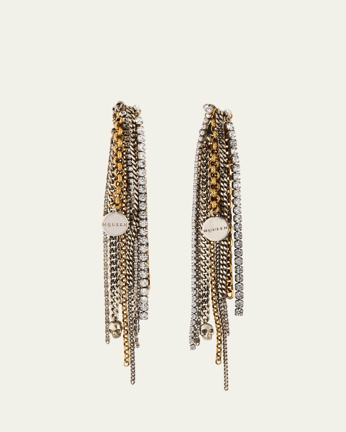 McQueen Banshee Chain Earrings | Thumbnail 5