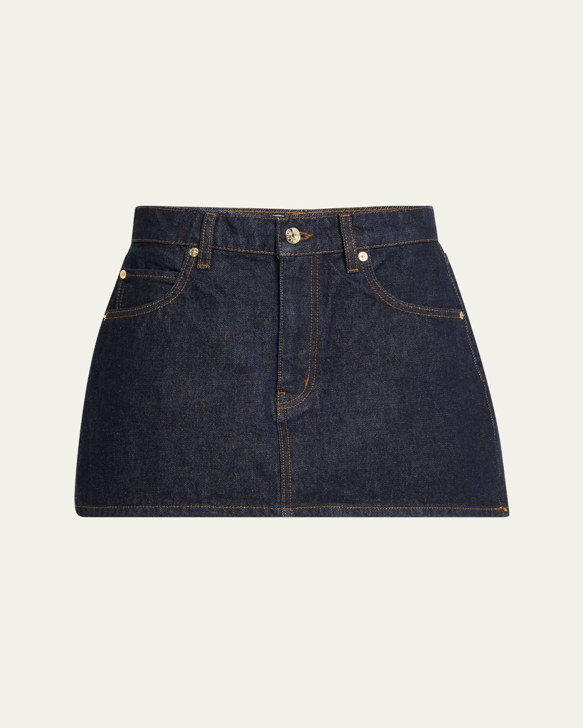 FRAME The Denim Mini Skirt