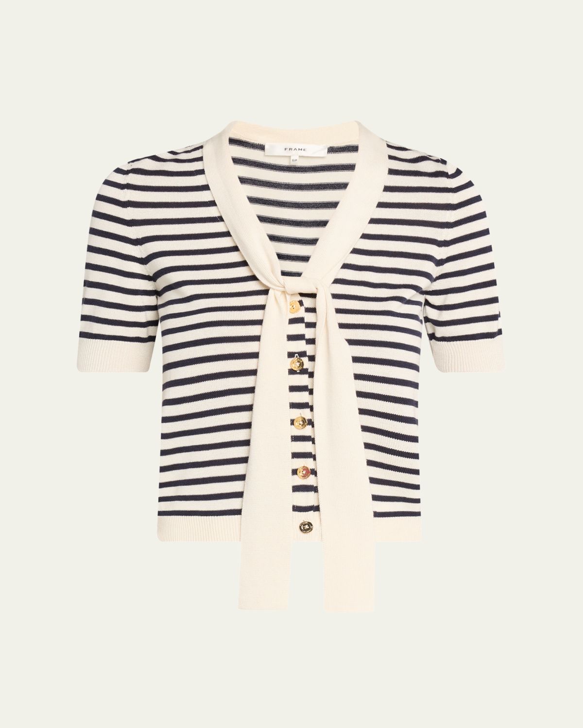 FRAME The Sailor Tie Cardigan