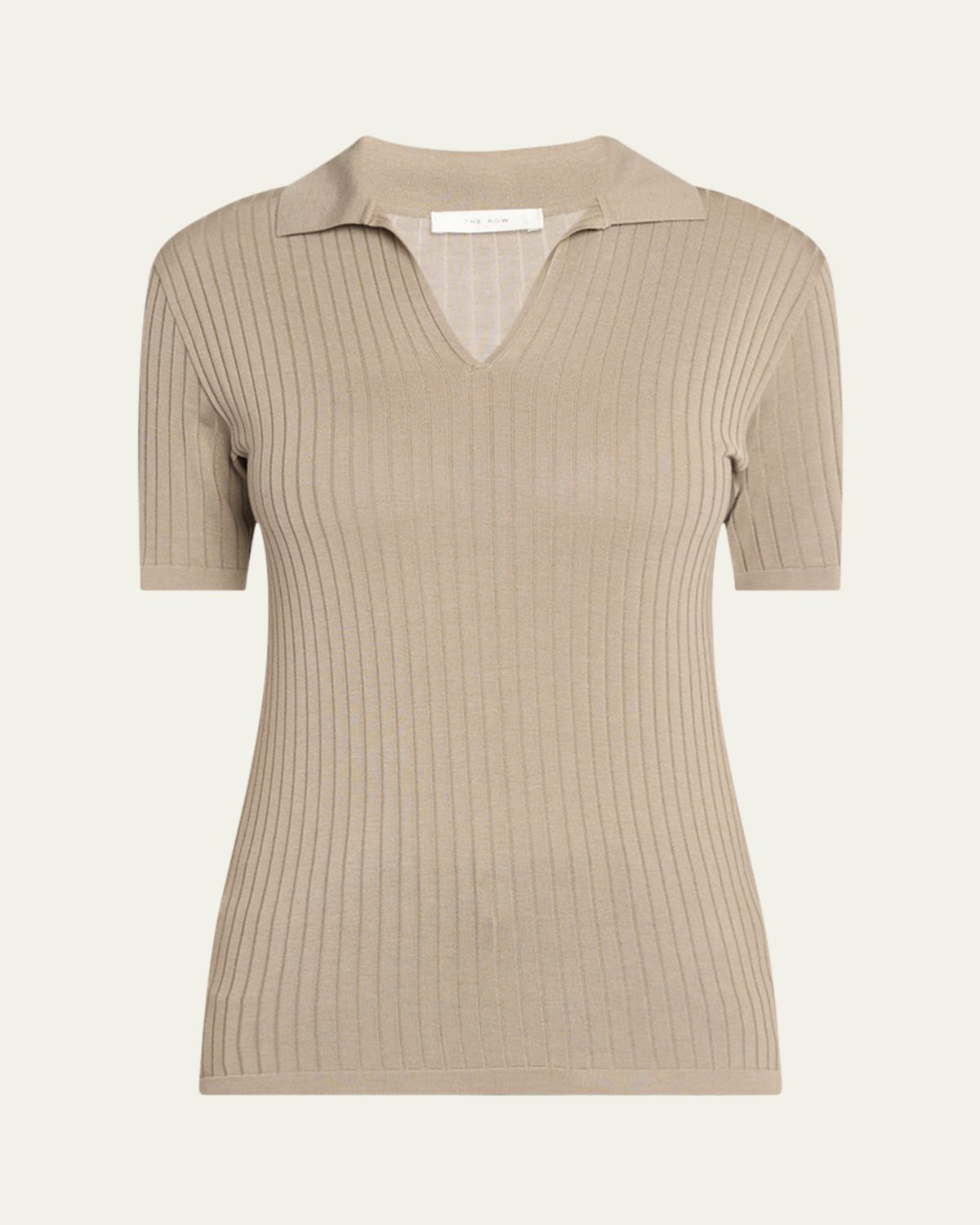 THE ROW Kaiomi Ribbed Short-Sleeve Top | Thumbnail 6