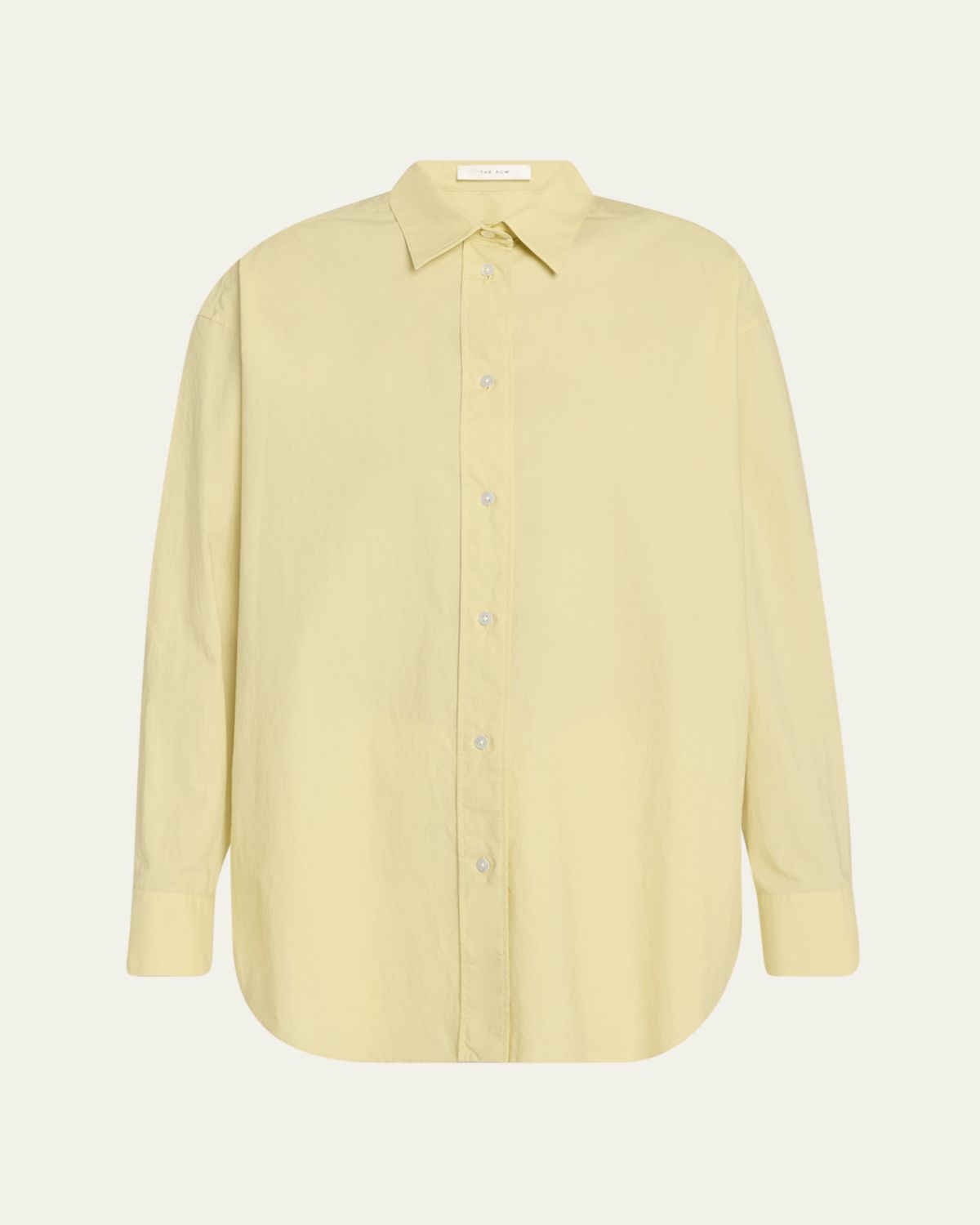 THE ROW Millerina Classic Button-Front Shirt
