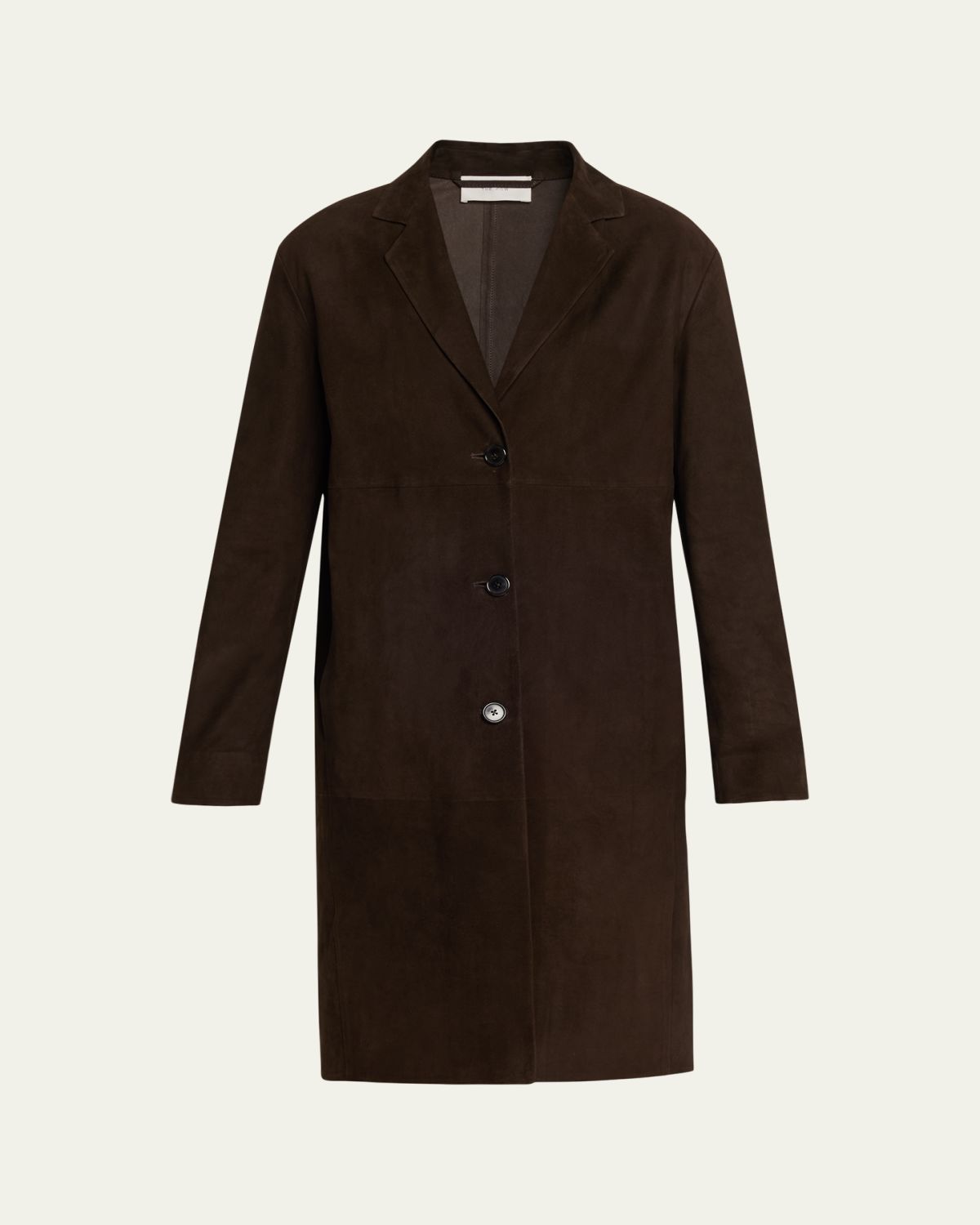 THE ROW Babilonia Suede Belted Single-Breasted Coat | Thumbnail 6 THE ROW Babilonia Suede Belted Single-Breasted Coat | Thumbnail 6