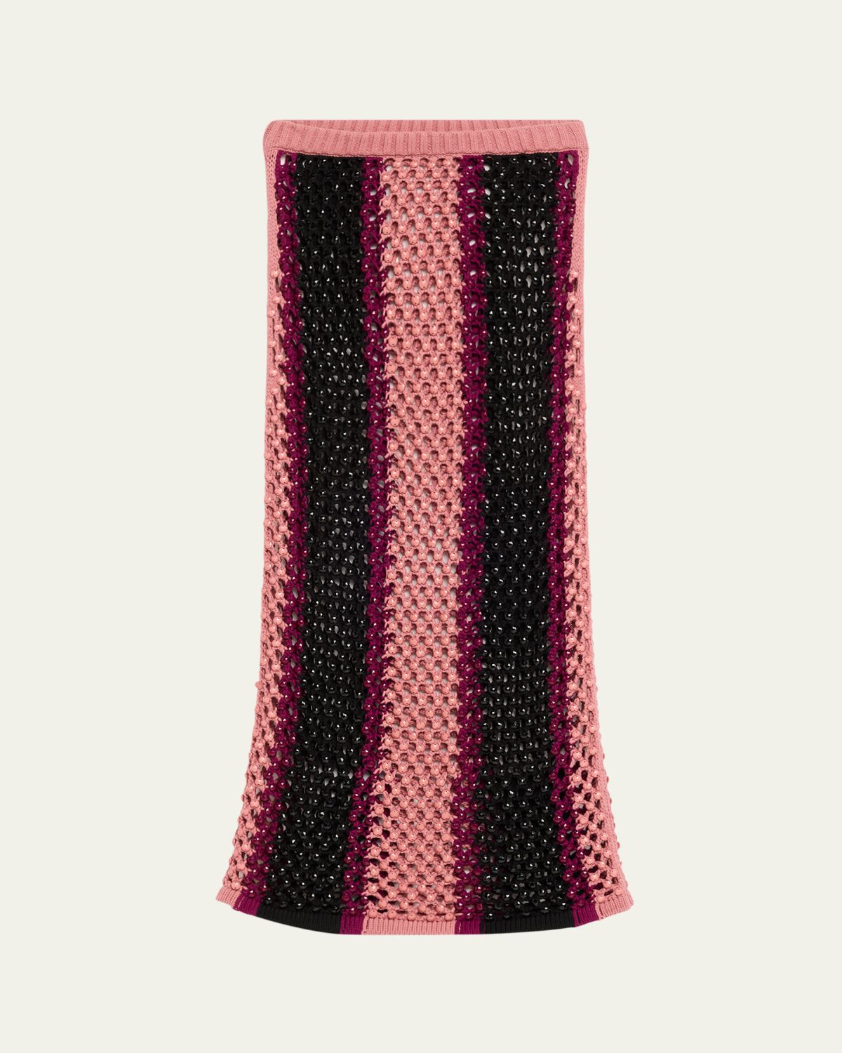 Diotima Spice Crystal Striped Crochet Knit Midi Skirt | Thumbnail 6 Diotima Spice Crystal Striped Crochet Knit Midi Skirt | Thumbnail 6