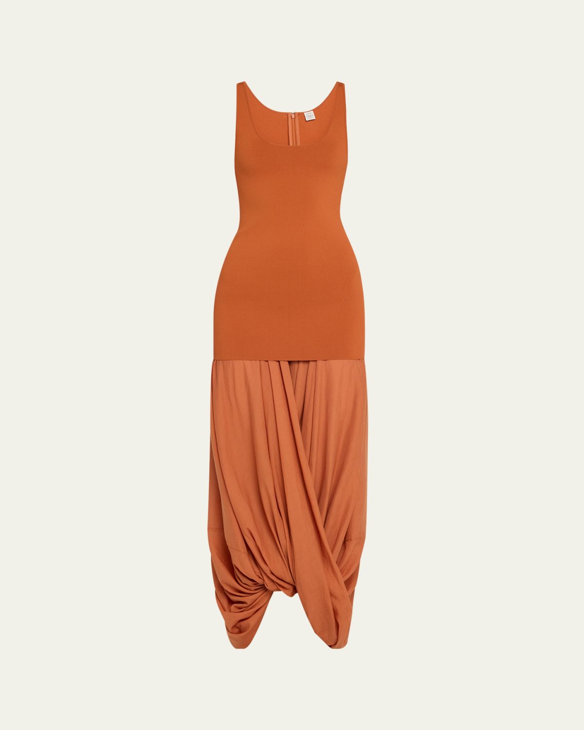 Toteme Draped Cocoon Maxi Tank Dress