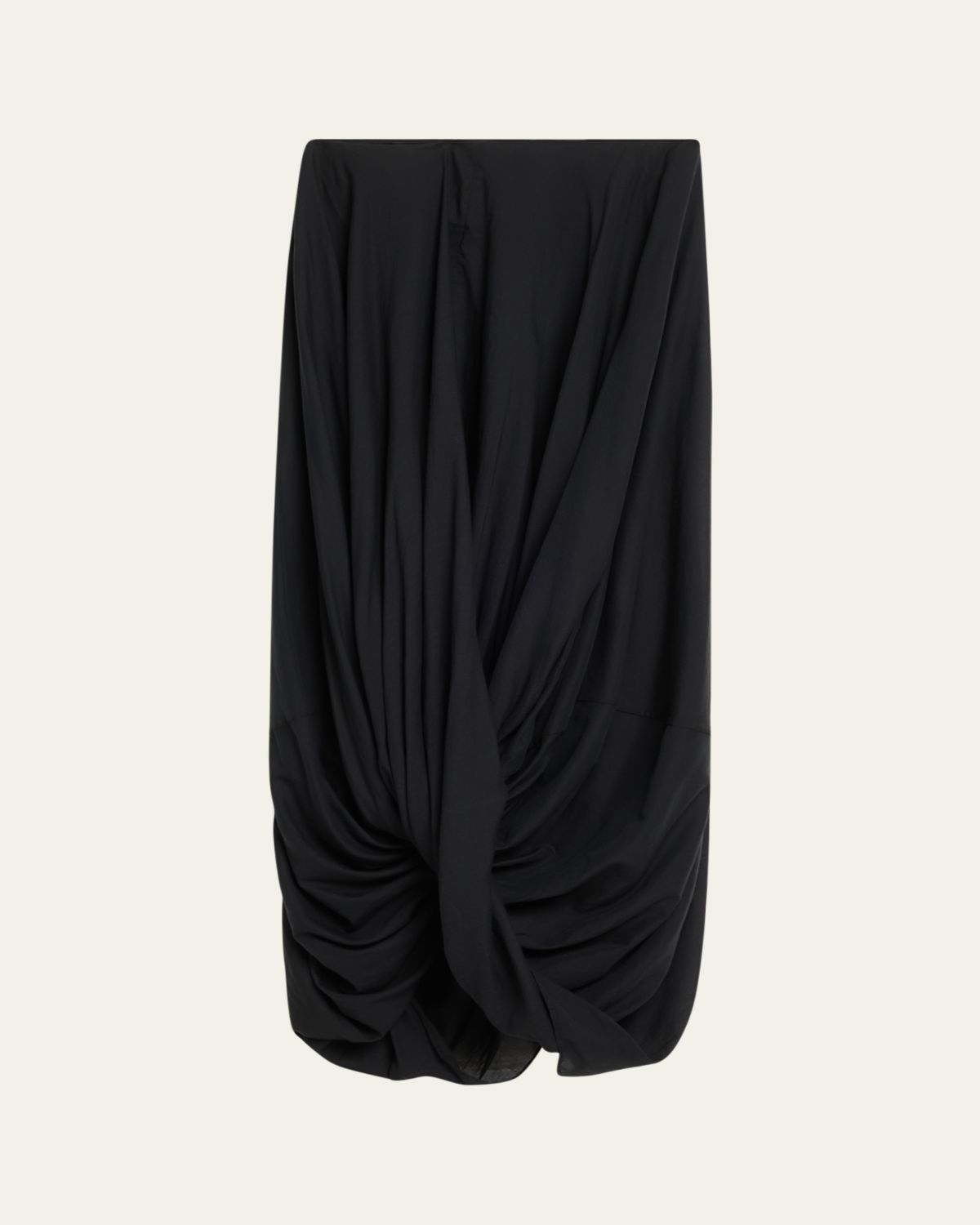 Toteme Draped Cocoon Maxi Skirt