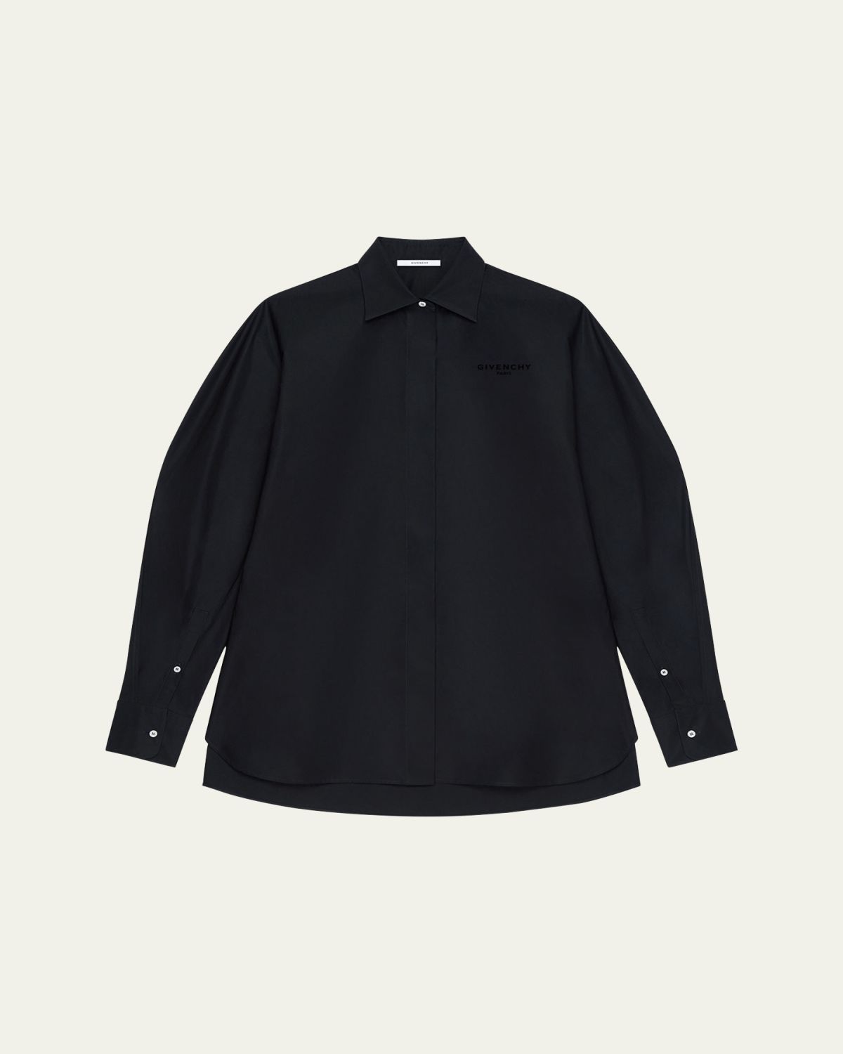 Givenchy Oversized Button-Down Cocoon Shirt