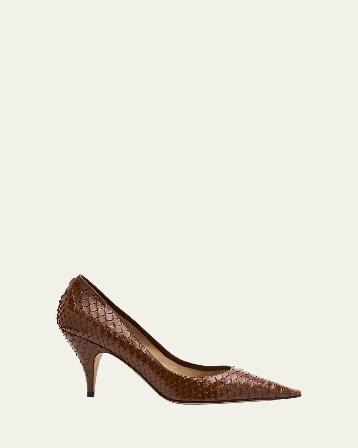 THE ROW Liisa Python Stiletto Pumps