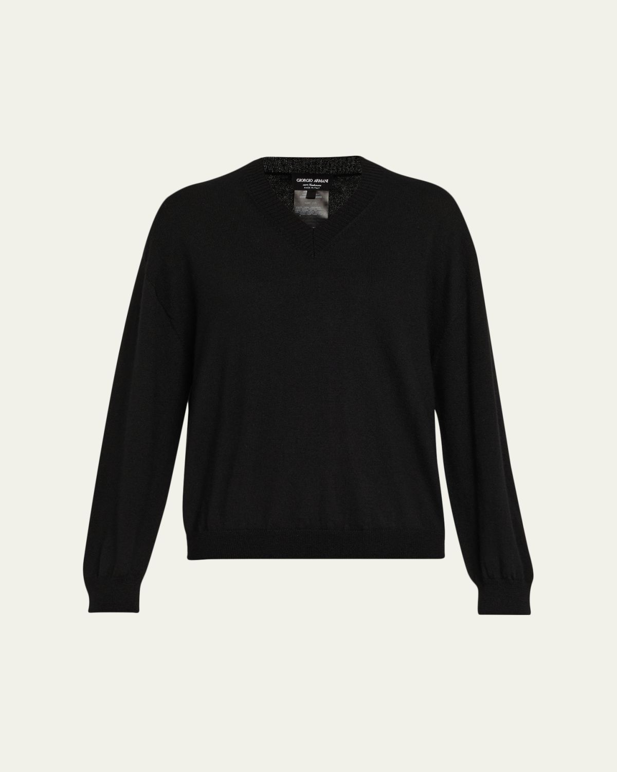 Giorgio Armani V-Neck Cashmere Sweater