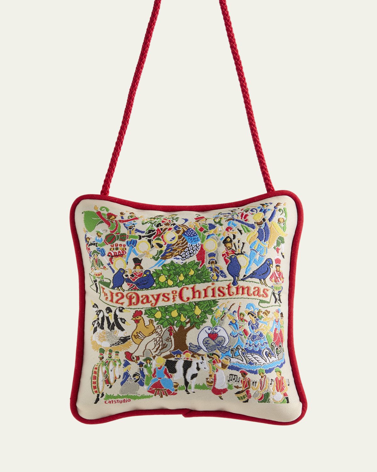 Catstudio 12 Days of Christmas Mini Pillow Ornament