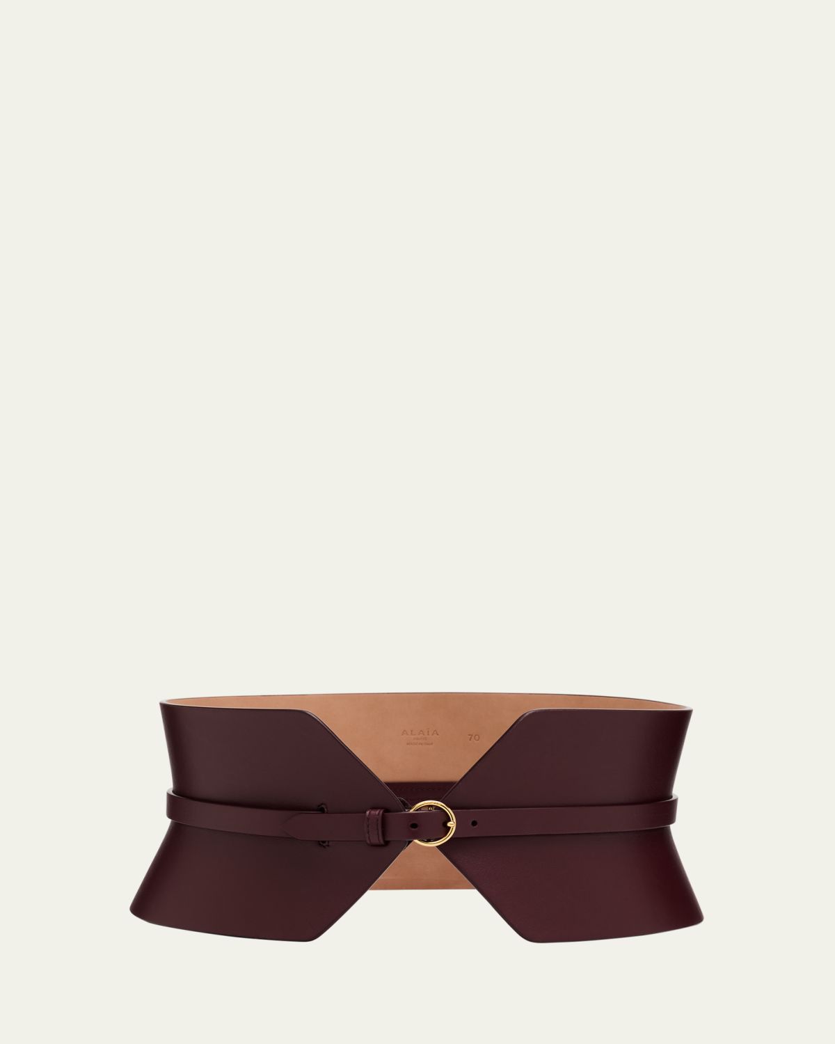 ALAIA Buckle Wide Bustier Belt