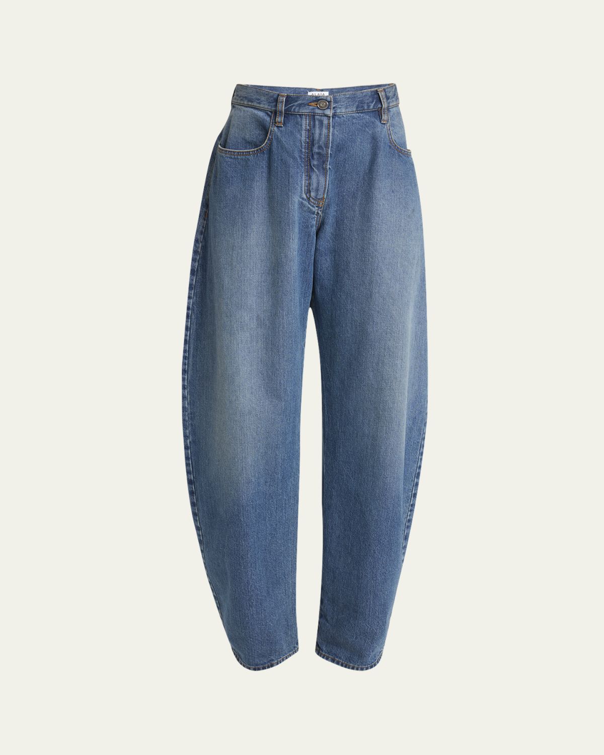 ALAIA Rounded Low-Rise Jeans