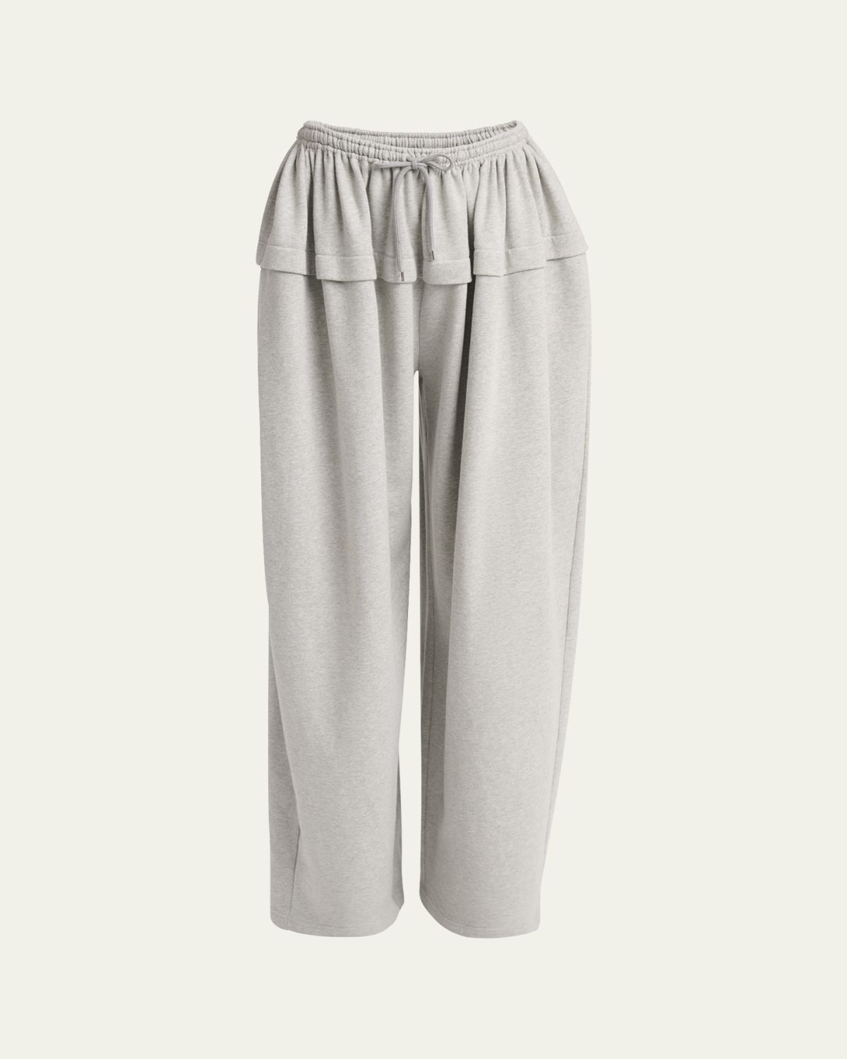 ALAIA Ruffle Detail Track Pants