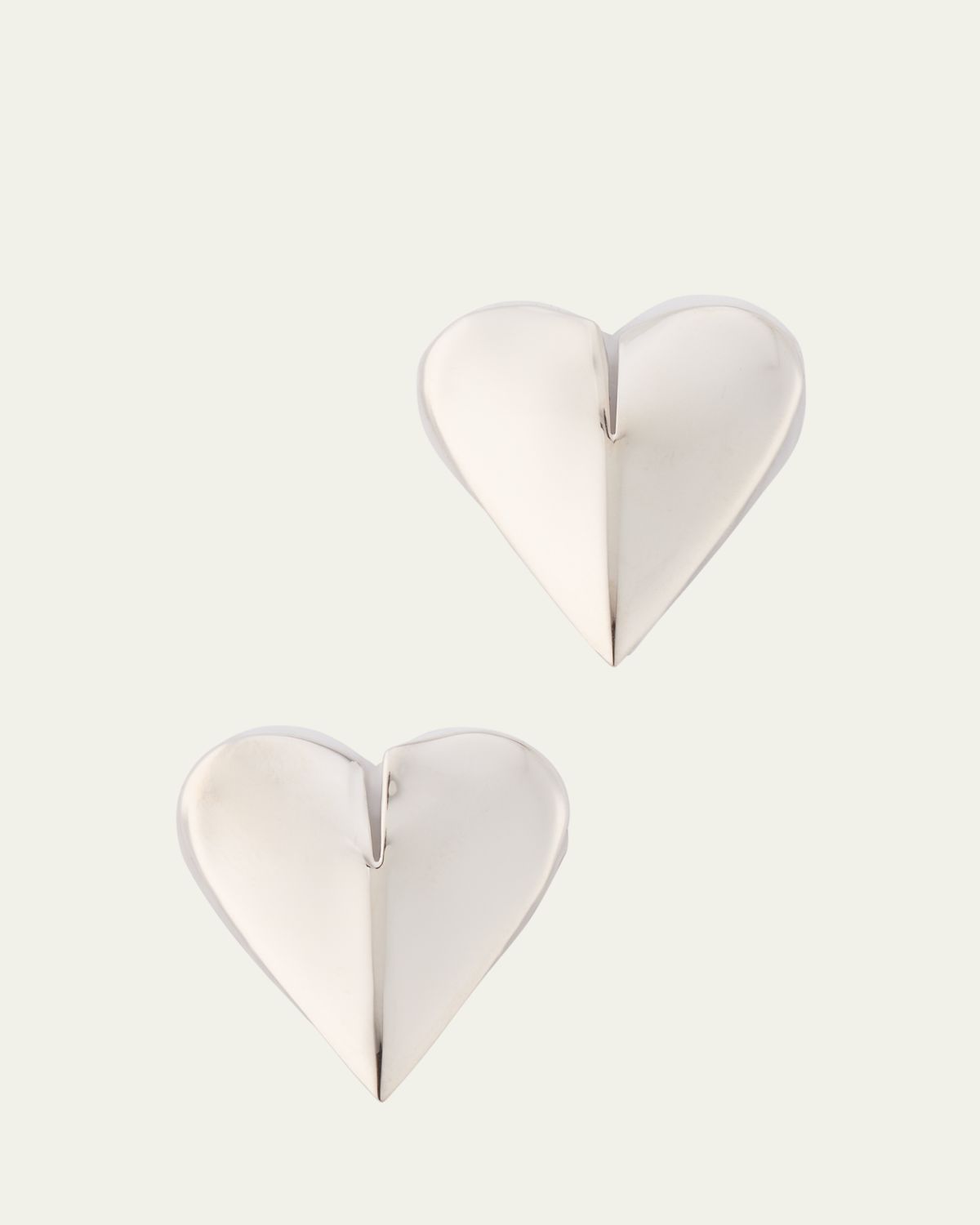 ALAIA Peaked Heart Earrings