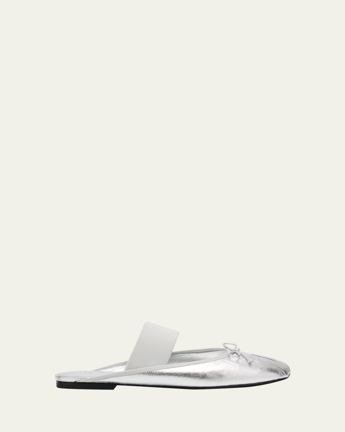 3.1 Phillip Lim ID Metallic Leather Ballerina Mules