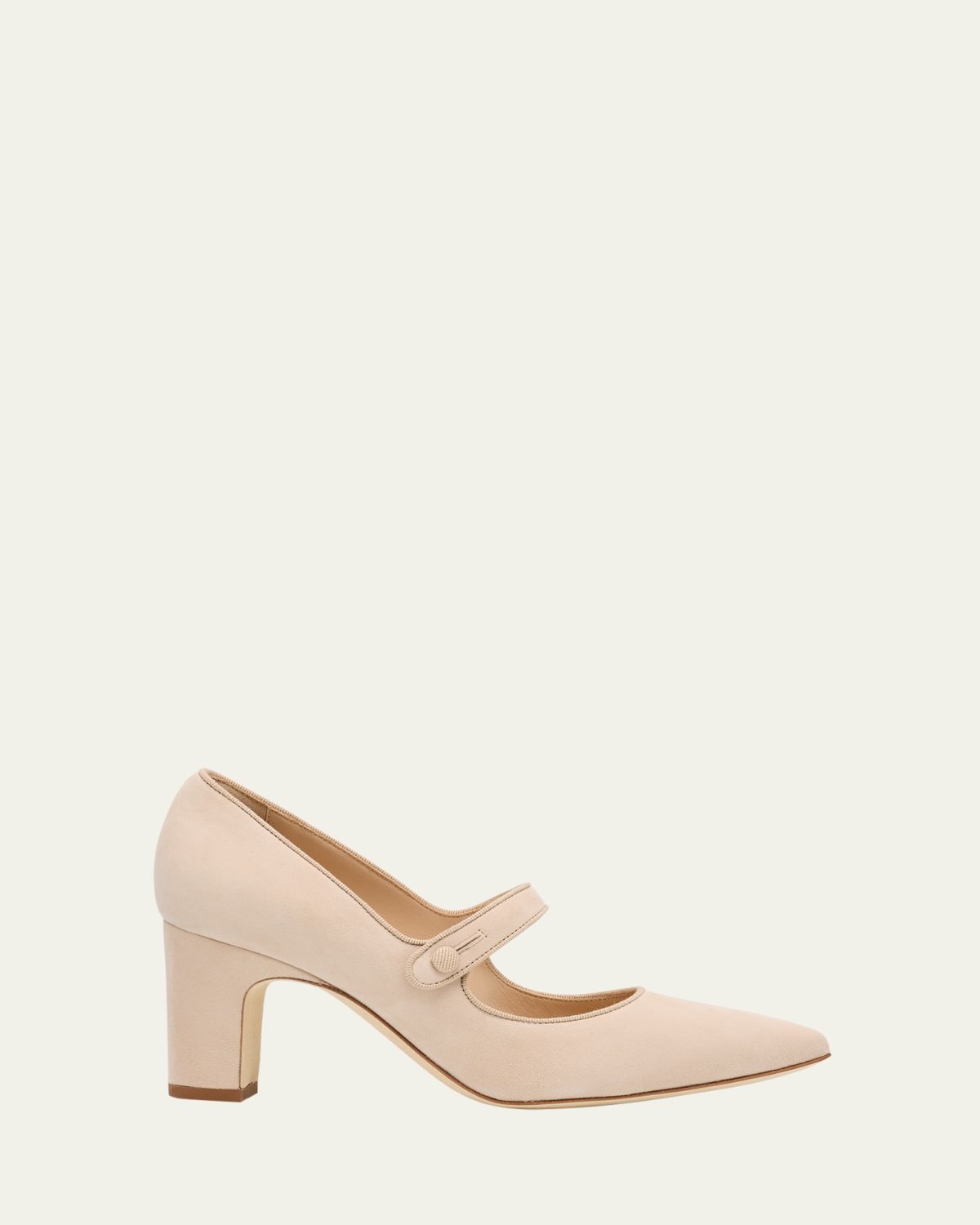 Manolo Blahnik Campariba Kid Suede Pumps | Thumbnail 5