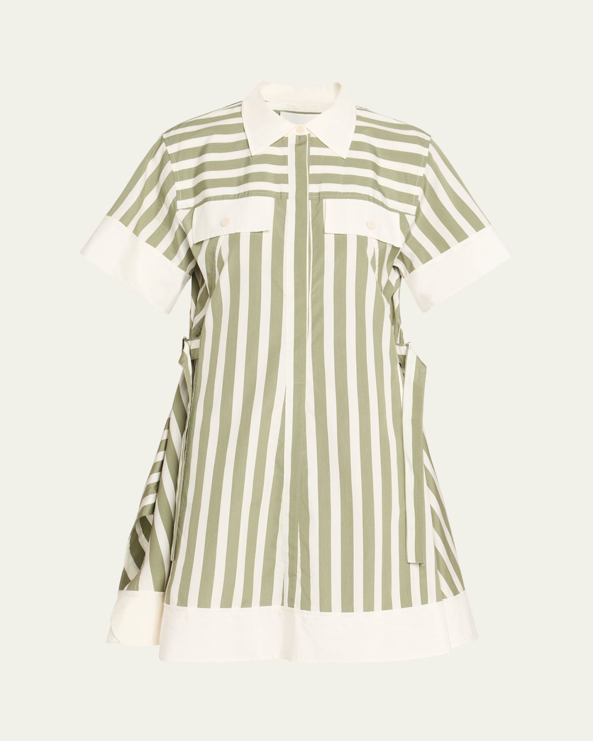 3.1 Phillip Lim Stripe Short-Sleeve Shirt Dress | Thumbnail 6 3.1 Phillip Lim Stripe Short-Sleeve Shirt Dress | Thumbnail 6