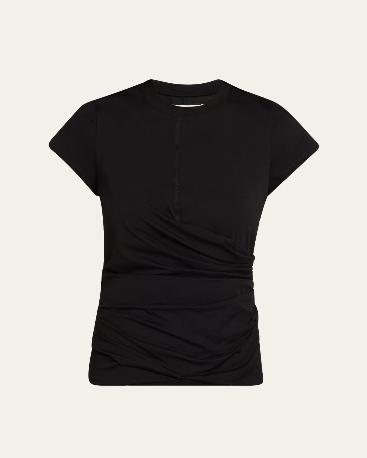 3.1 Phillip Lim Draped Short-Sleeve Tee