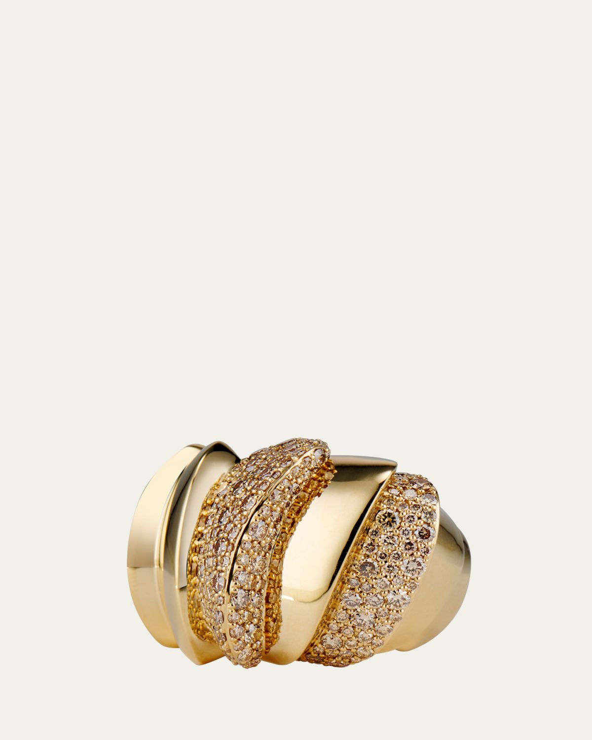 JV INSARDI Asymmetrical Continuum Statement Ring