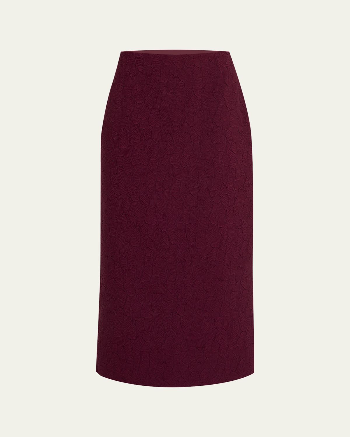 Lafayette 148 New York Straight Jacquard Midi Skirt