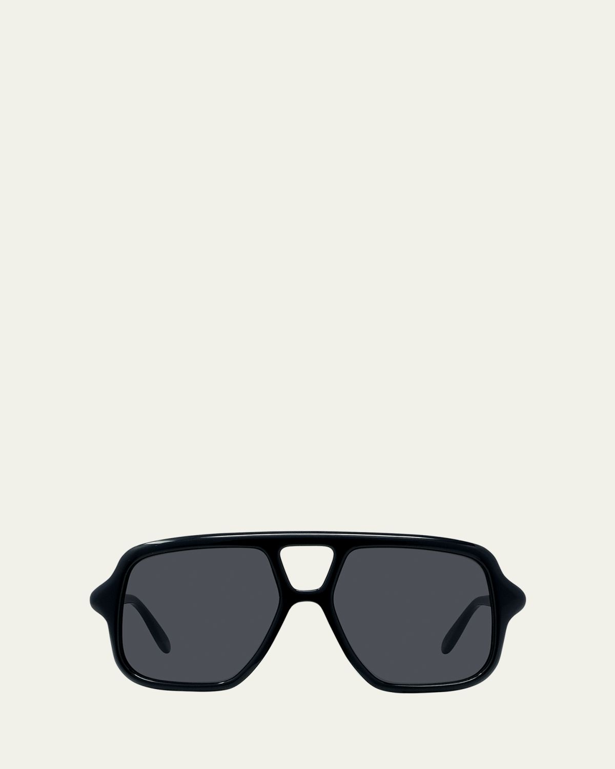 Loewe Slim Aviator Logo Sunglasses