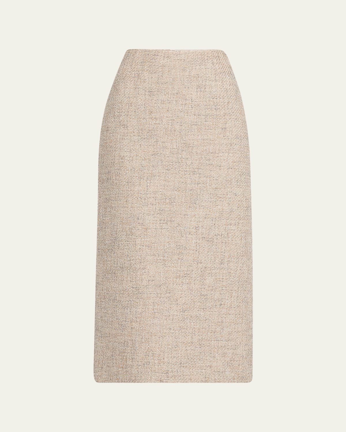 Lafayette 148 New York Woven Straight Midi Skirt