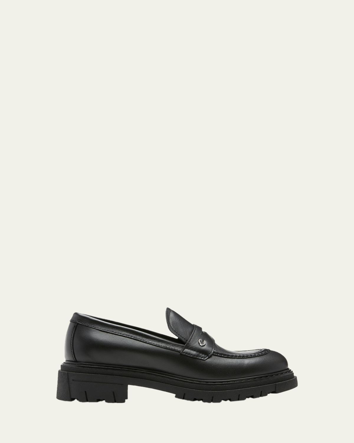 La Canadienne Doe Matte Leather Penny Loafers
