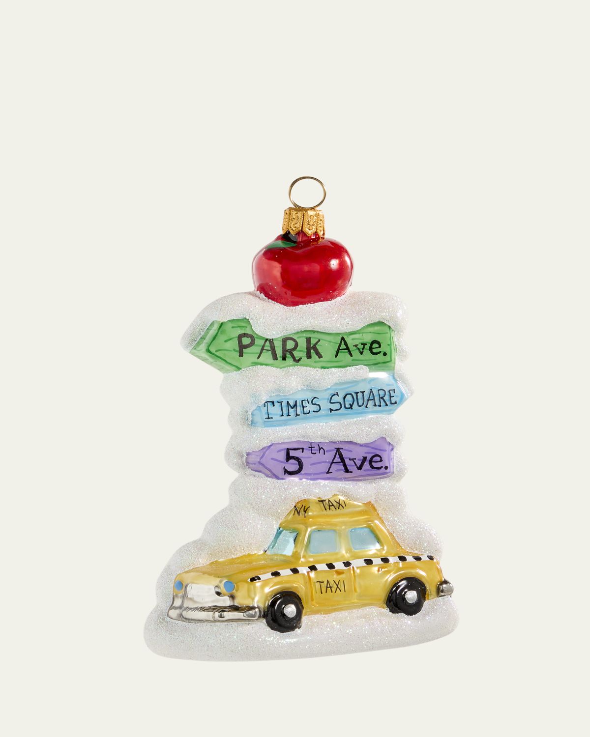 Joy To The World Collectibles New York Signs Christmas Ornament