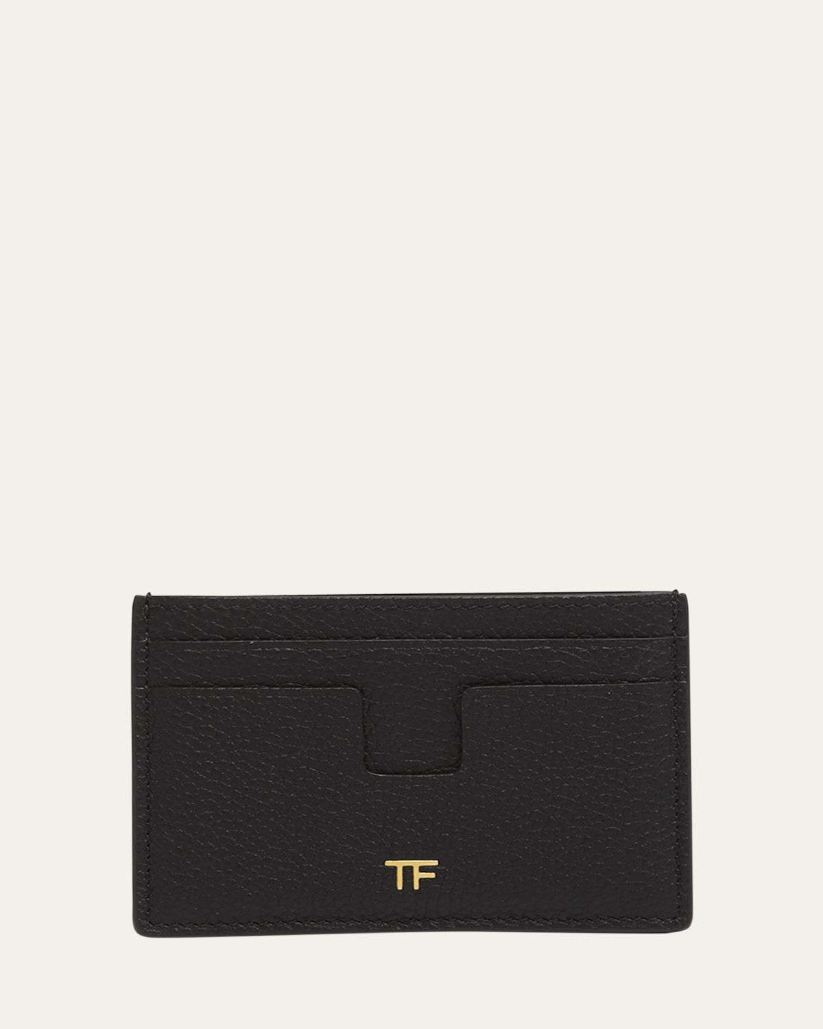 TOM FORD TF Card Holder in Grained Leather