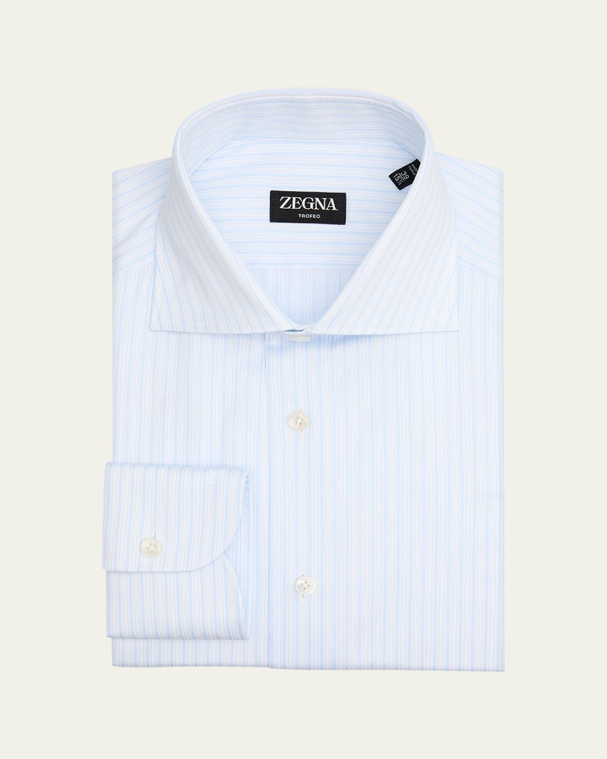 ZEGNA Men's Trofeo Cotton Multi-Stripe Dress Shirt
