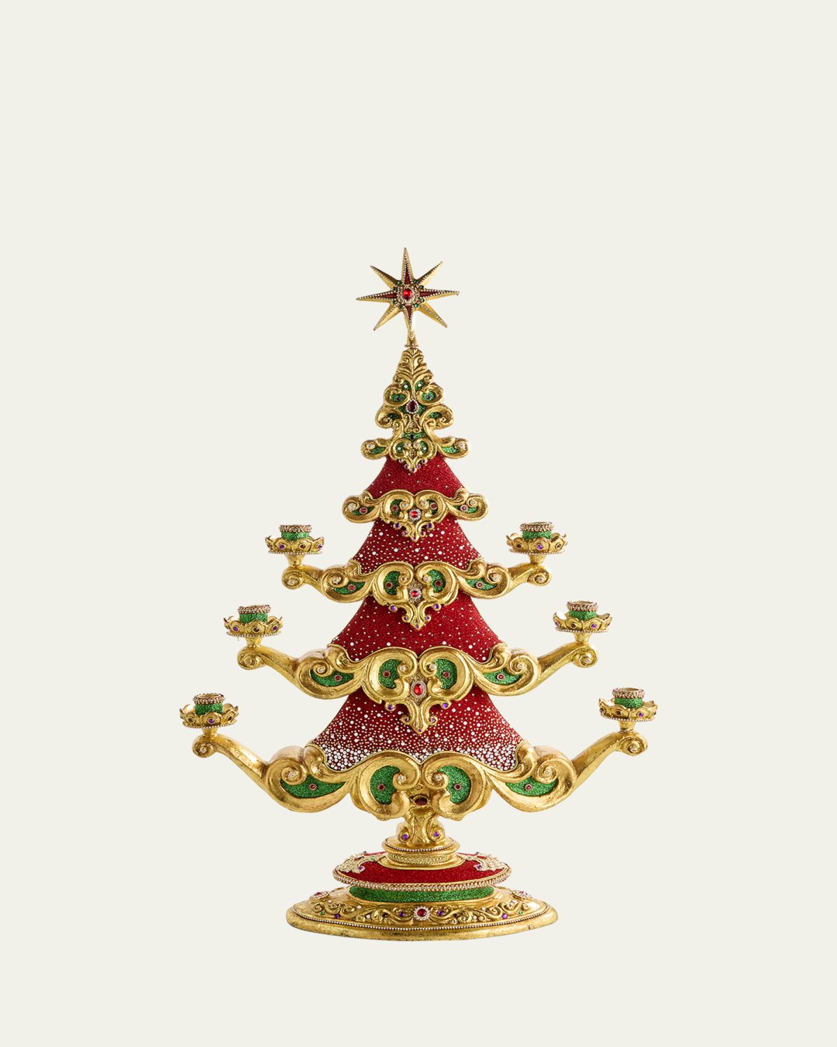 Katherine's Collection Royal Christmas Ball Tree Tabletop Decoration
