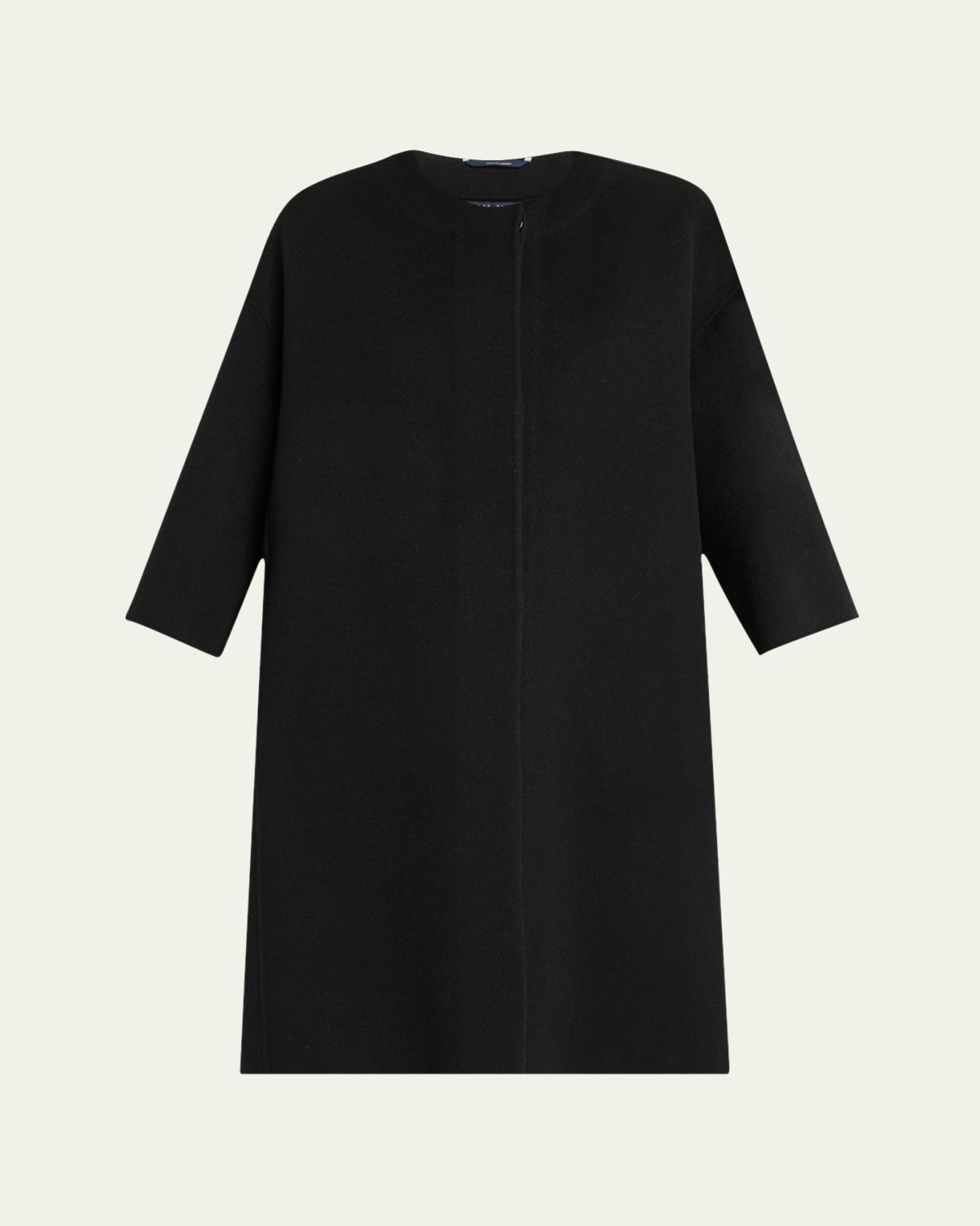 Max Mara Helene Three-Quarter Sleeve Wool Coat