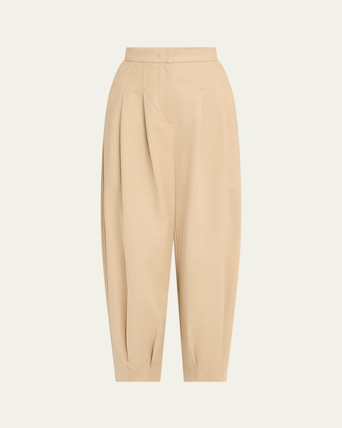 Max Mara Kabuki Pintuck Tapered Leg Trousers