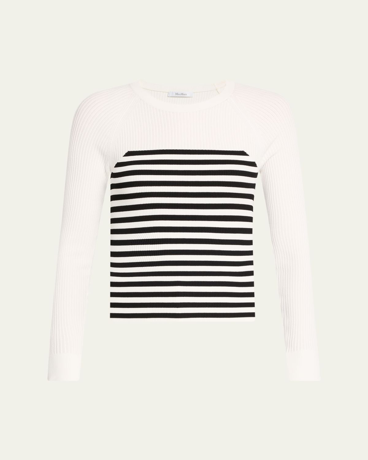 Max Mara Braies Stripe Ribbed Top