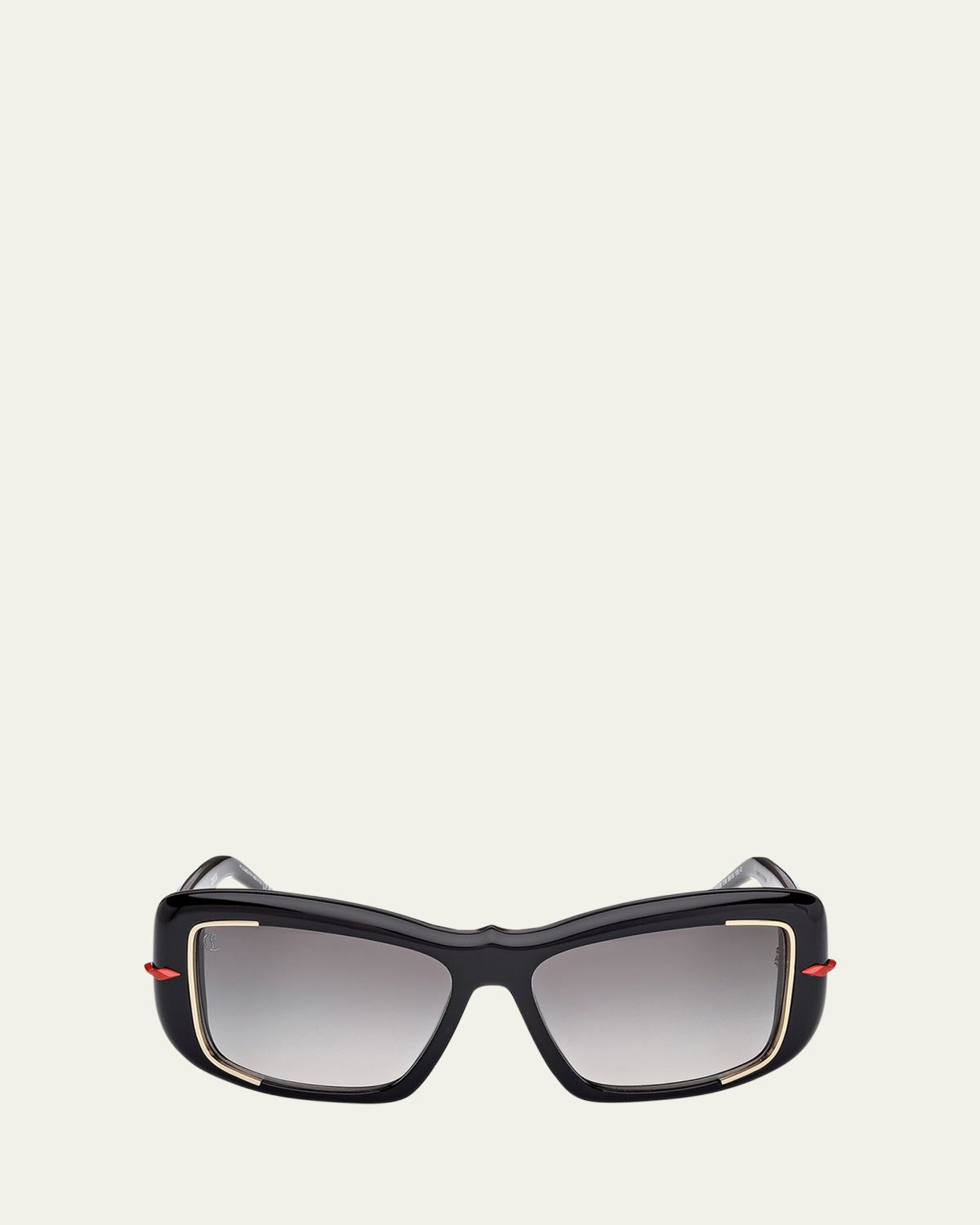 Christian Louboutin Square Acetate Sunglasses