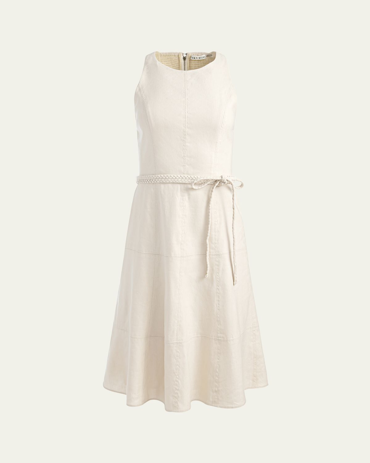 ALICE + OLIVIA Leandra Braided Belted Mini Dress