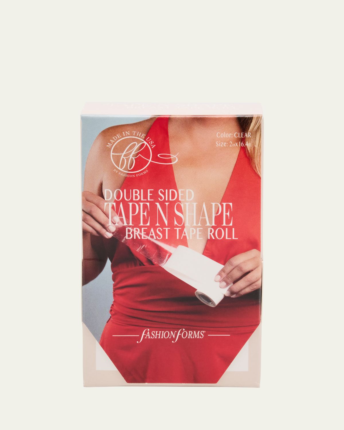 Fashion Forms Tape N' Shape Double-Sided Dress Tape Roll, 16.4'L