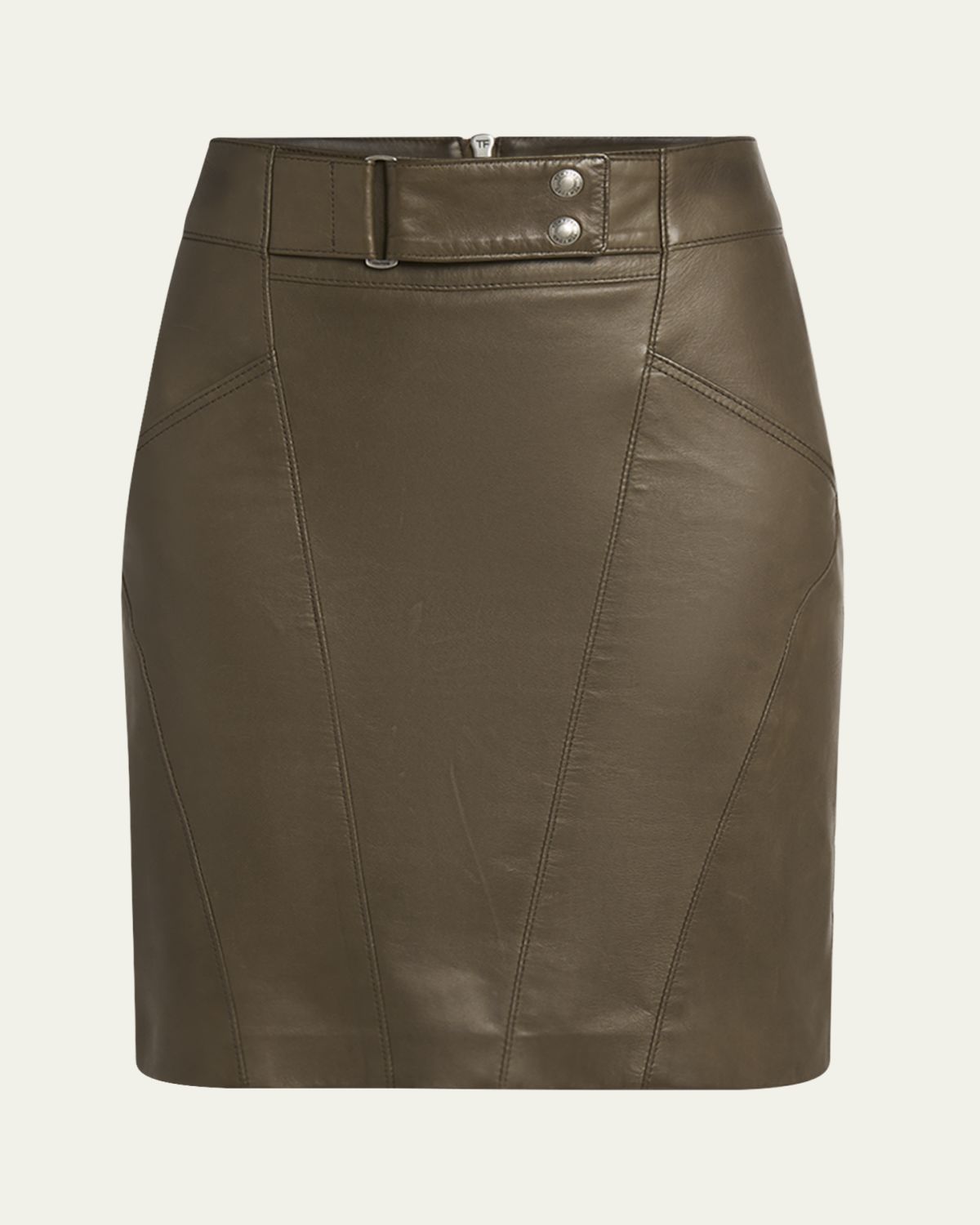 TOM FORD Soft Nappa Leather Mini Pencil Skirt | Thumbnail 6 TOM FORD Soft Nappa Leather Mini Pencil Skirt | Thumbnail 6
