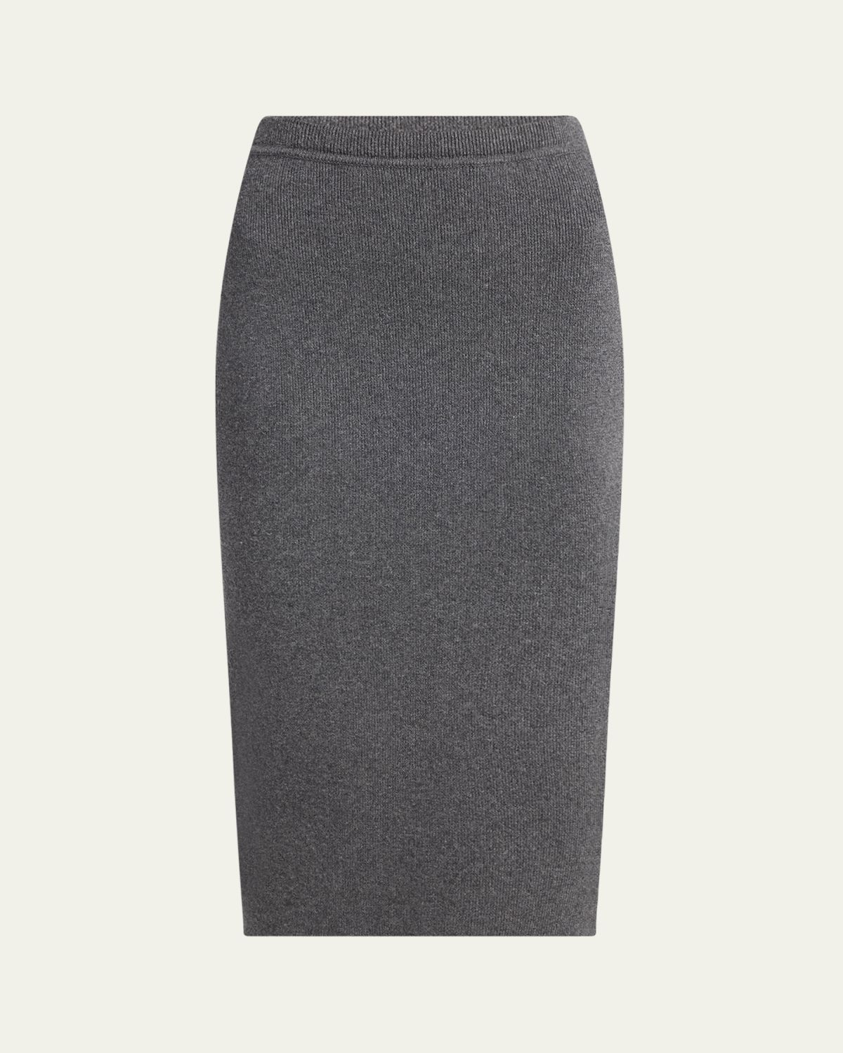 TOM FORD Fine Cashmere-Cotton Rib Pencil Skirt | Thumbnail 6