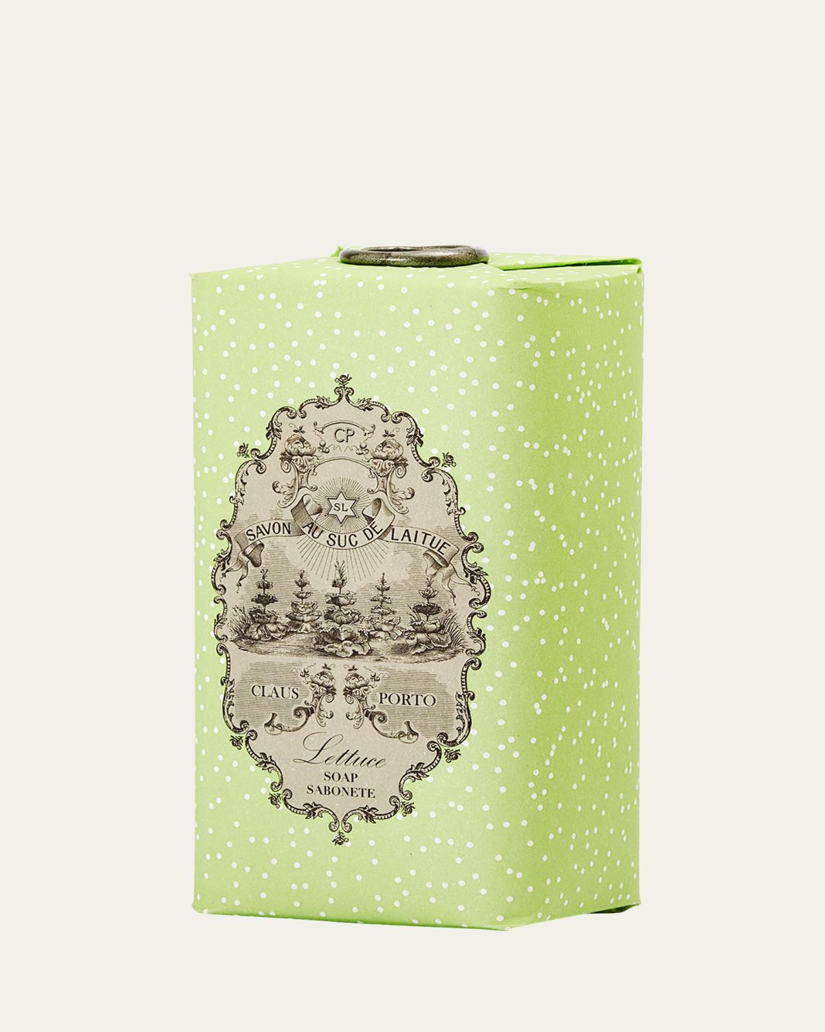 Claus Porto Spring Lettuce Wax Sealed Soap Bar, 5.3 oz.