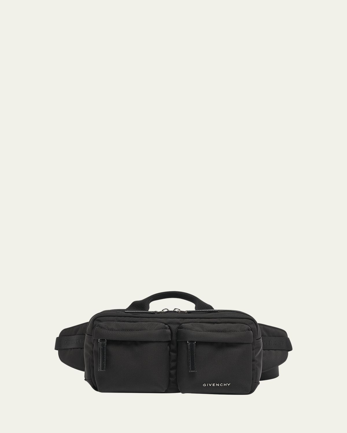 Givenchy Men's Essential U Nylon Belt Bag | Thumbnail 6 Givenchy Men's Essential U Nylon Belt Bag | Thumbnail 6